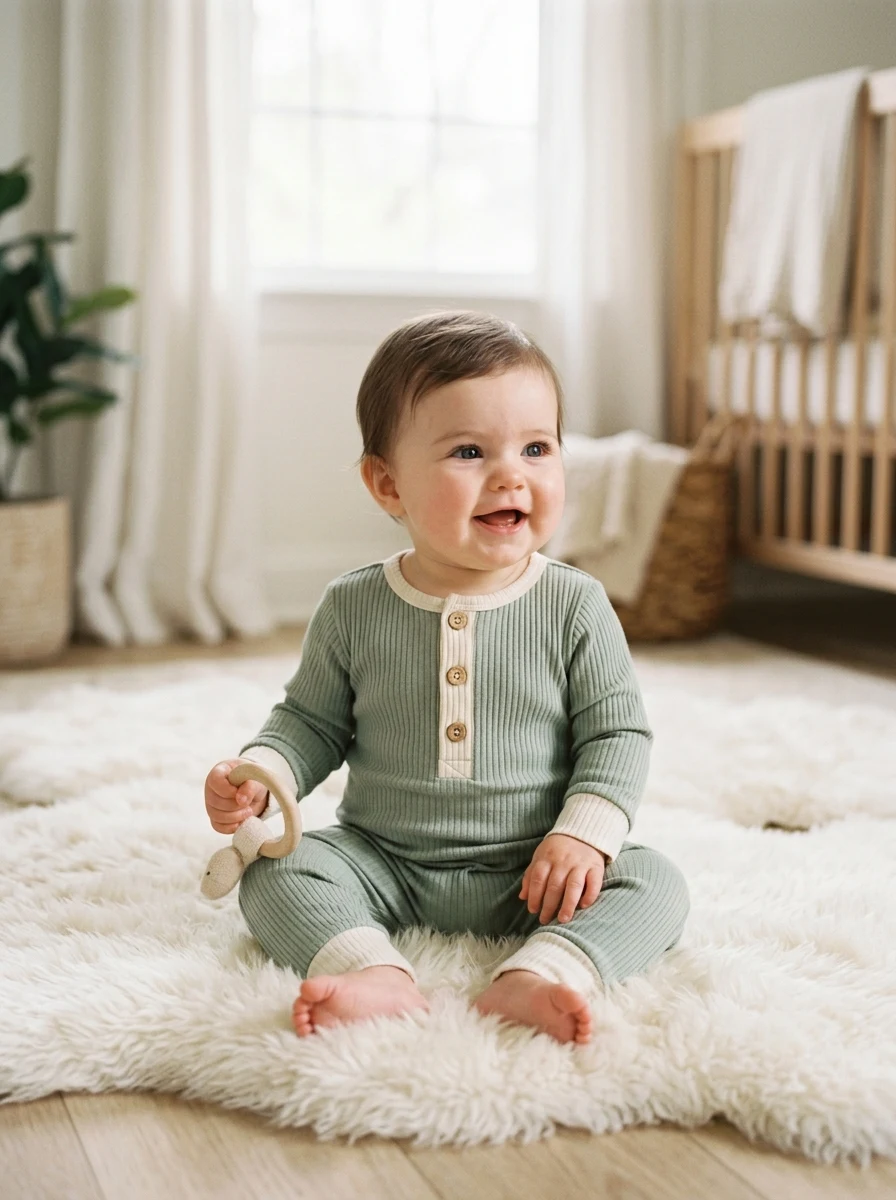 Soft Baby Cotton Romper Set